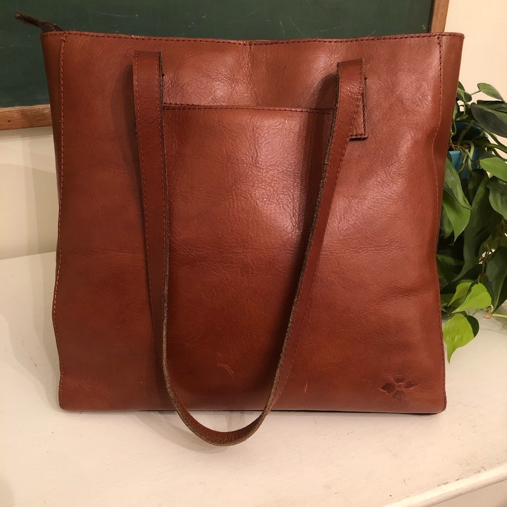 Patricia Nash Brown Leather Tote Bag - Picture 8 of 12